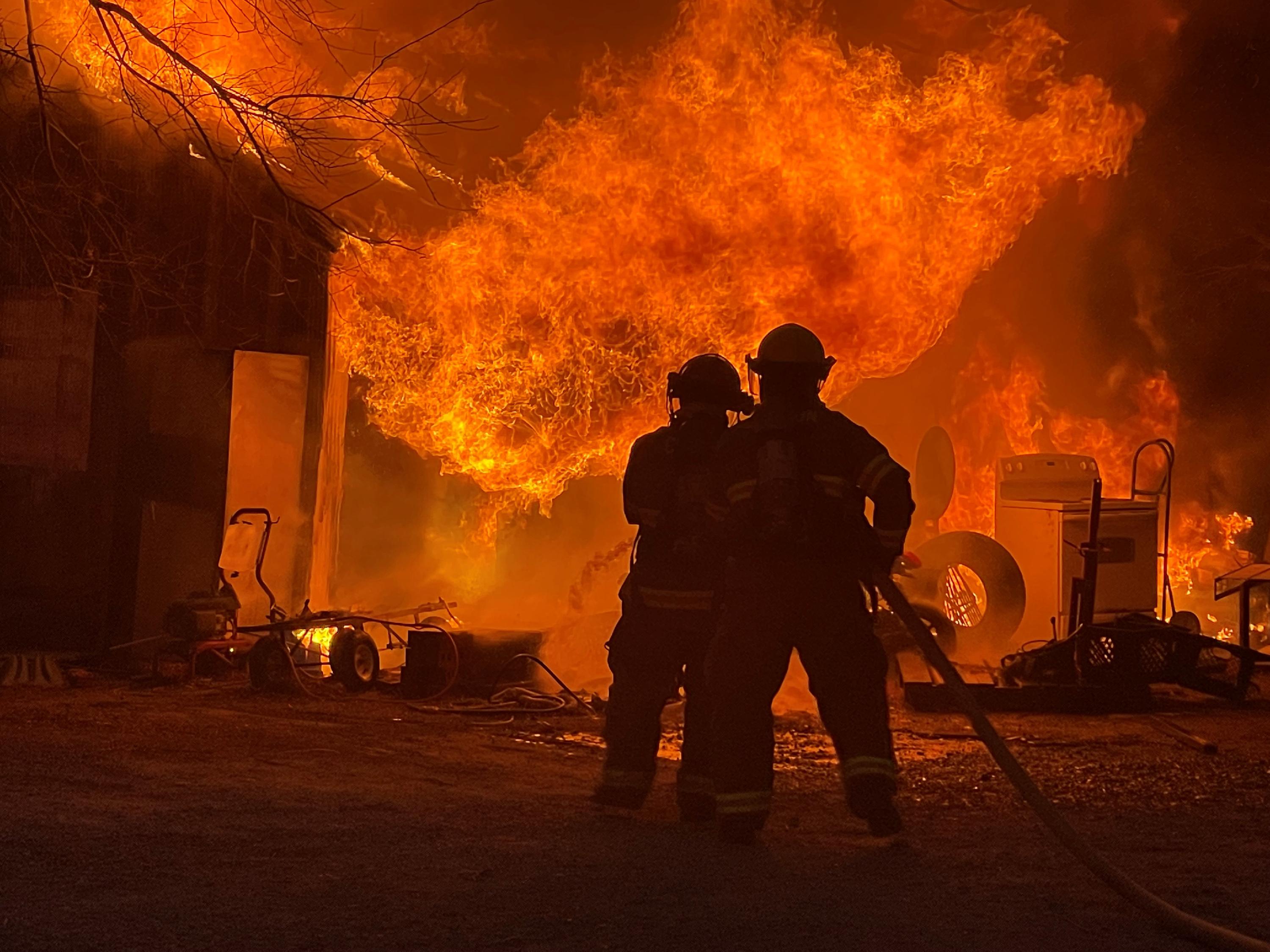 Fighting fire